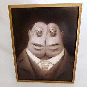 NEW 11” x 14” TRAVIS LOUIE FRAMED PRINT GOTHIC HORROR MONSTER PORTRAIT ODDITY